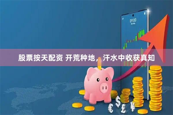 股票按天配资 开荒种地，汗水中收获真知