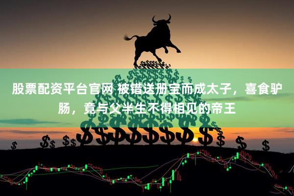 股票配资平台官网 被错送册宝而成太子，喜食驴肠，竟与父半生不得相见的帝王